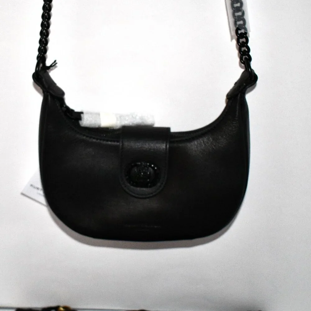 KURT GEIGER Chelsea Drench SMALL Hobo Crossbody in Black NWT